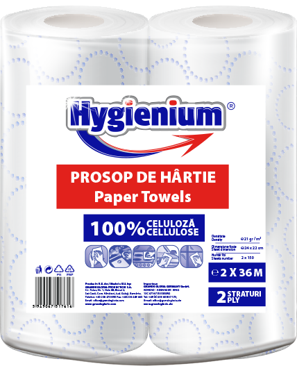 Hygienium Prosop Hartie 2x36 m 
